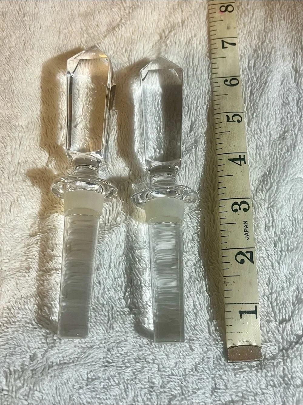Villeroy & Boch Crystal Wine Bottle Stoppers - Set of 6, all in excellent cond